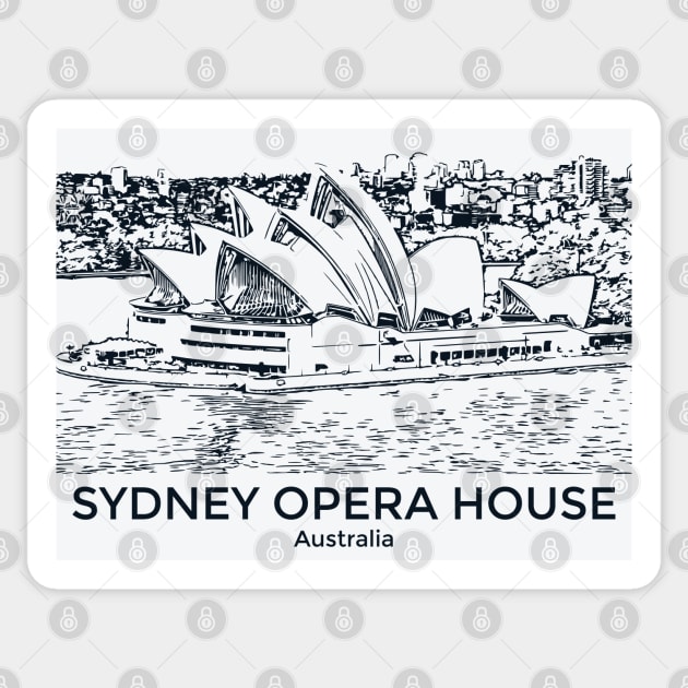 Sydney Opera House - Australia Sticker by Lakeric